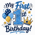 First Birthday Shirt for Boy #1